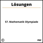 57. Mathematik Olympiade Lösungen