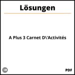 A Plus 3 Carnet D'Activités Lösungen Pdf