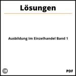 Ausbildung Im Einzelhandel Band 1 Lösungen Pdf