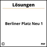 Berliner Platz Neu 1 Lösungen