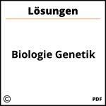Biologie Genetik Aufgaben Mit Lösungen