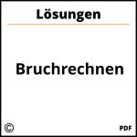 Bruchrechnen Aufgaben Mit Lösungen Pdf