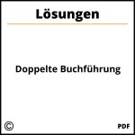 Doppelte Buchführung  Lösungen