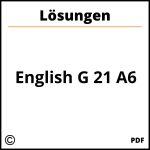 English G 21 A6 Lösungen