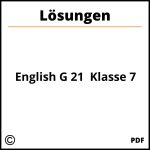English G 21 Lösungen Klasse 7