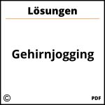 Gehirnjogging Aufgaben Mit Lösungen Pdf