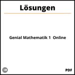 Genial Mathematik 1 Lösungen Online