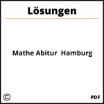 Mathe Abitur  Hamburg Aufgaben