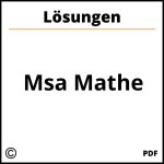 Msa Mathe   Lösungen