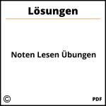 Noten Lesen Übungen Mit Lösungen Pdf