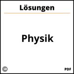 Physik Aufgaben Mit Lösungen Pdf