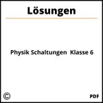 Physik Schaltungen Aufgaben Klasse 6