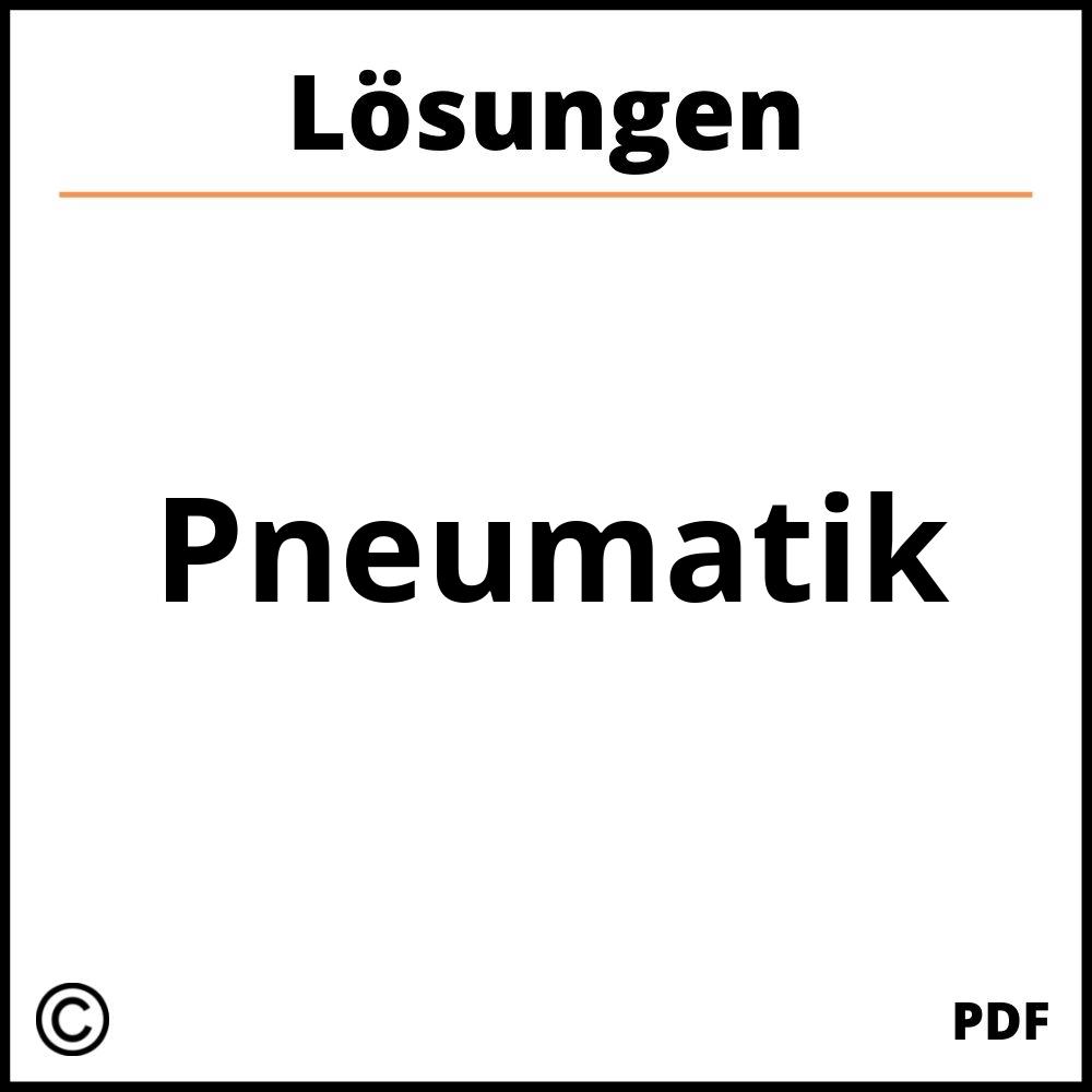 Pneumatik  Lösungen Pdf