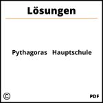 Pythagoras Aufgaben Mit Lösungen Hauptschule Pdf