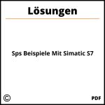 Sps Beispiele Mit Simatic S7  Lösungen Pdf