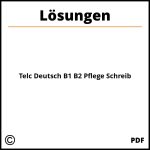 Telc Deutsch B1 B2 Pflege Schreibaufgaben