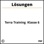 Terra Training Lösungen Klasse 6