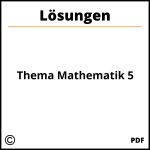 Thema Mathematik 5 Lösungen Pdf