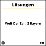Welt Der Zahl 2 Bayern Lösungen