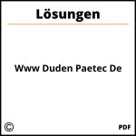 Www Duden Paetec De Lösungen